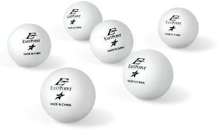 EastPoint 1 zvjezdice stolne teniske kuglice, bijela, 40 mm atletika, vježbanje, vježbanje, sport, fitness