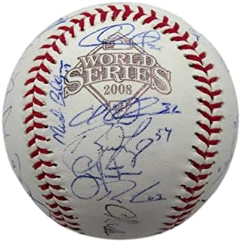 Phillies tim potpisao je bejzbol 2008 bejzbol MLB holo 176530 - Autografirani bejzbol