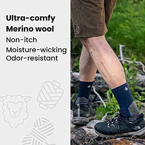 SmartWool Hike Classic Edition Full Jastuk čarape, crne, malene