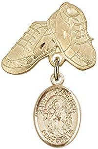 Dječja značka, značka od 14k zlata s nevjerojatnim šarmom Svete Christine