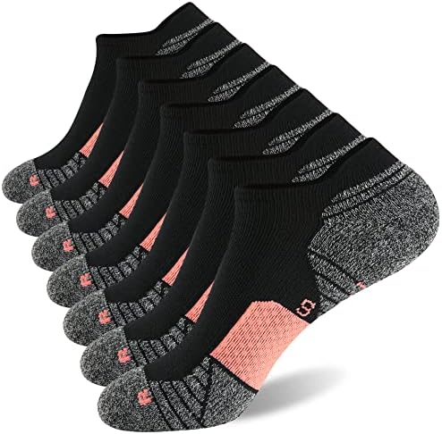 Wander ženske atletske čarape za trčanje 7 parova debeli jastuk za gležnjeve za žene za žene sportove čarape s niskim izrezanjem 6-9/10-12