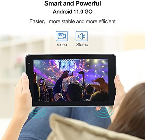 Haovm Android 11 Go Tablet 7 Inch, MediaPad P7S tableti, četverojezgreni procesor od 1,4 GHz, dvostruka kamera, 2 GB RAM-a, 1024 x
