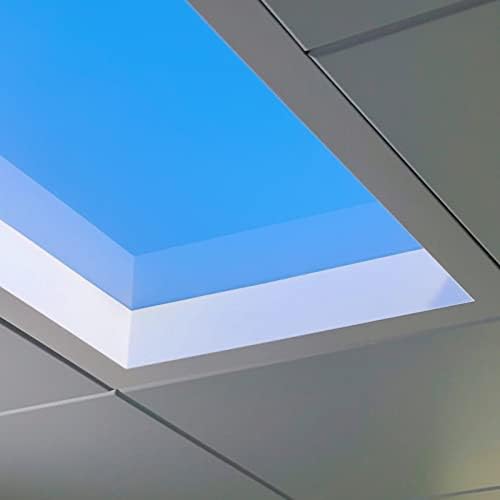 Pametna kuća ured kuhinja kupaonica plavi krovni prozor LED panel Inteligentna kontrola Zatamnjiva dekorativna solarna svjetlost LED