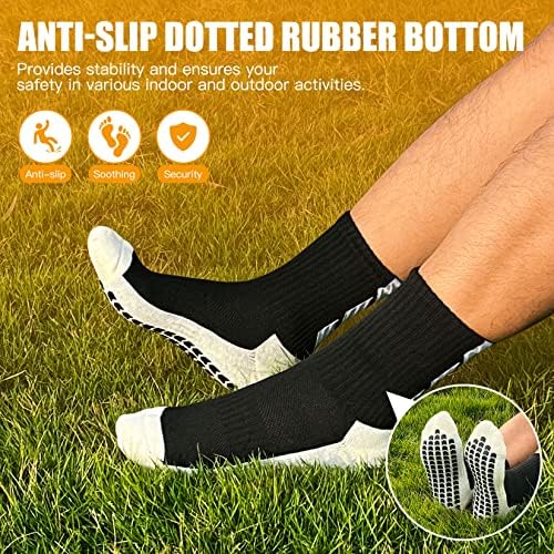 Stipčane čarape nogometne jastučiće protiv klizanja bez klizanja/klizanih nogometnih čarapa za nogometne košarkaške sportove, 3 para