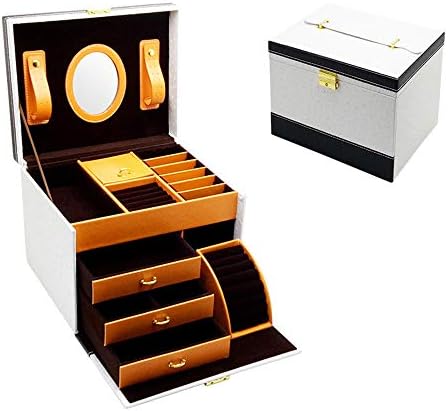Kućište za skladištenje nakita Creative High-End Box Box Veliki kapacitet kutija za skladištenje nakita/crvena/24.5 * 20 * 19,5 cm