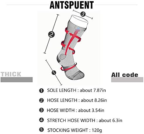 Mrav uterica maternice ružičaste kompresije čarapa atletski pamučni čarapa čarapa multi performanse na otvorenom sportski planinarski