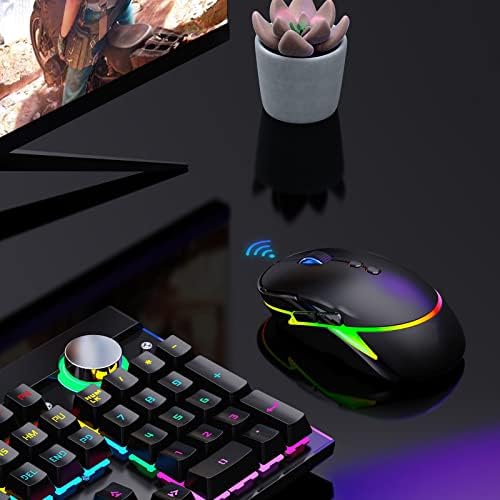 Računalni miš, pozadinsko osvjetljenje, uključivanje i igranje, igrački miš 3200 dpi za računalo, za kućanstvo, za prijenosno računalo