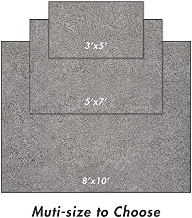 Čvrsta prostirka prostirki 3x5 prostirki za dnevnu sobu Velika površina prostirke za pranje prostirki, idealno za upotrebu tepiha