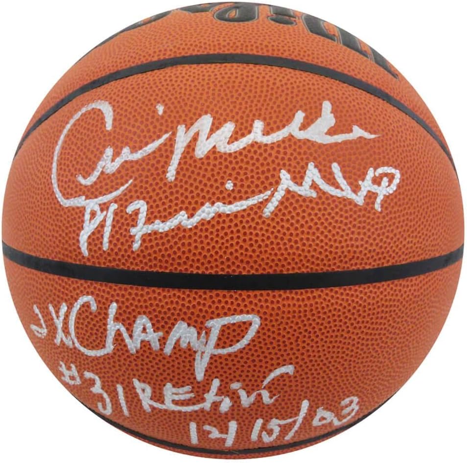 Cedric Maxwell potpisao je WILSON INDOOR/NBA BOUSTBARK W/81 Finals MVP, 2X NBA Champs, 31 u mirovini 12/15/03 - Košarka s autogramima
