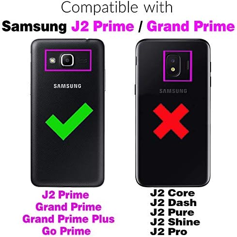 ELISORLI Kompatibilan sa Samsung Galaxy Grand Prime J2 Prime Case Čvrste tanke dodatna oprema za mobilne telefone Противоскользящая