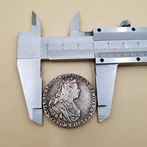 Antikni zanat 1729 mesingani srebro pozlaćeni stari srebrni dolar srebrni okrugli strani kovanice antikne kolekcije