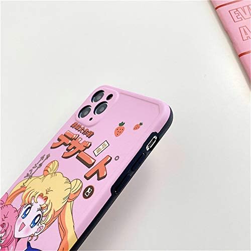 Kimzozkoala za iPhone 11 Pro Max Cose Cover, Kawaii Japan Anime crtani mornar mornar Estetika Slatka djevojka Zaštitni silikonski mekani
