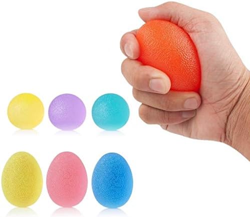 Yfcdzvbh vrijedno silika gel ručno stisak kuglica jaja muškarci Žene teretana fitness prst teška vježba jačine jačine mišiće mišić