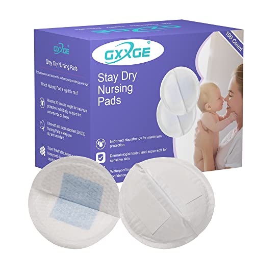 GXXGE ostanite suh Ultra tankih jastučića za dojenje za dojenje visoko upijajućih jastučića za dojke pojedinačno omotani 200 brojanja