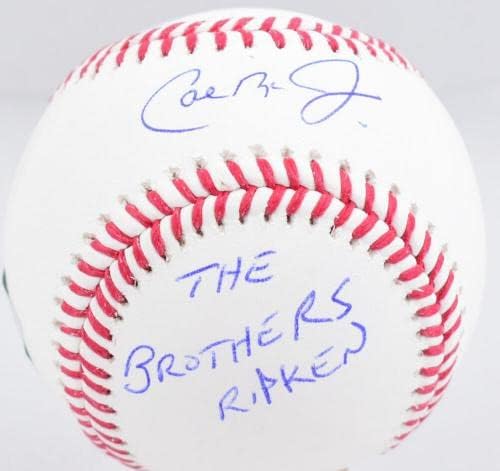 Cal Ripken Jr Billy Ripken potpisao je Rawlings OML bejzbol - Fanatics Baw Holo - Autografirani bejzbol