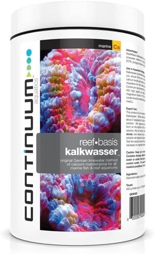 Kontinuum Aquatics greben Kalkwasser - prašak za održavanje kalcija za morsku ribu i greben akvarij slane vode, 225 g