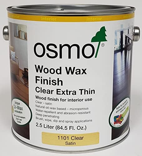Osmo Wood Wax Finish Extra tanki, 1101 Clear - 2,5 litara