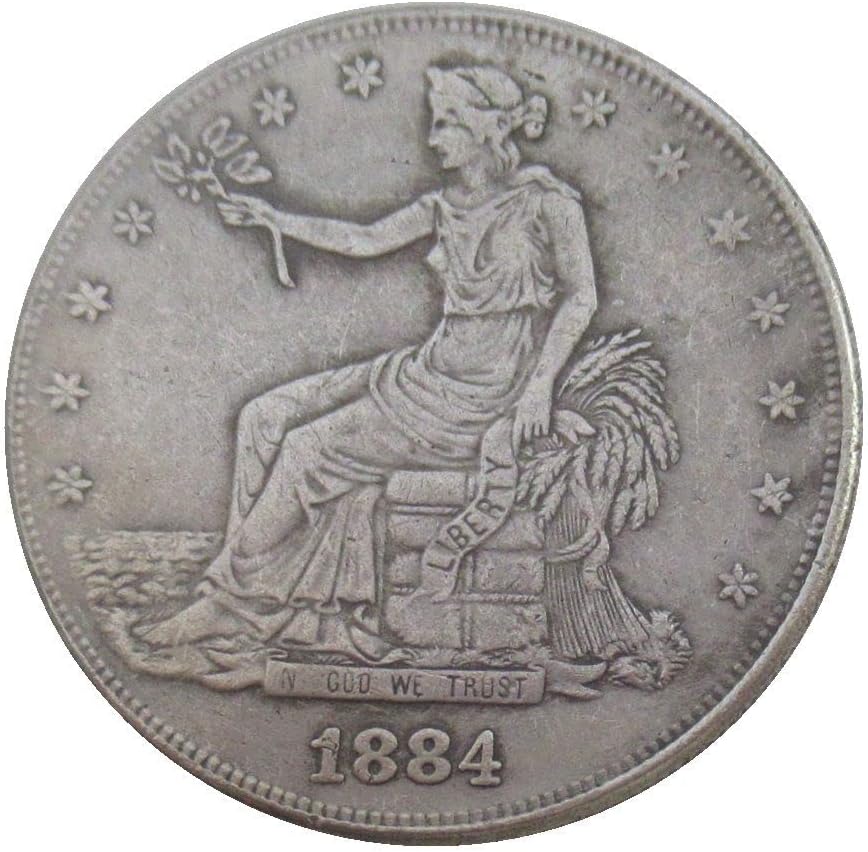 U.S. $ 1 Uzeti cvijet 1884. Srebrna replika replika komemorativna kovanica
