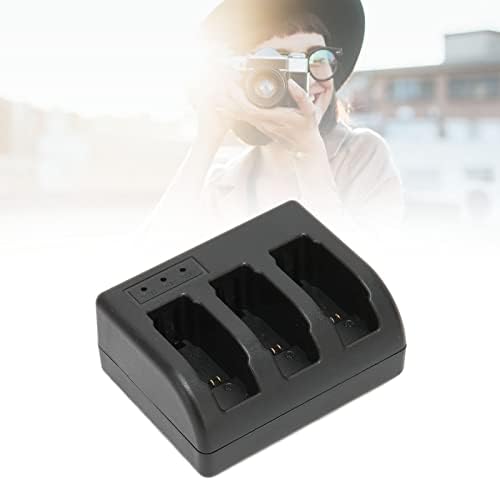 Jopwkuin punjač za kameru, ulaz 5V-2A Camera Battery Triple USB punjač prijenosni izlaz 4.4V za AHDBT-801 bateriju