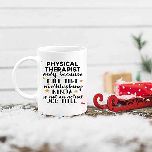 Smiješna ninja fizikalni terapeut šalica šalice čajne šalice poklon terapeuti muškarci žene poklon krigle - fizikalni terapeuti Pomoćni