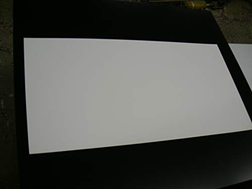 Bijeli polistirenski plastični list .030 x 12 x 23-11/16 Svjetlo difuziranje RP087