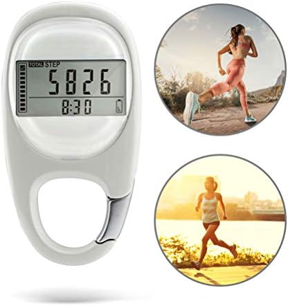 Digitalni pedometar-privjesak za ključeve, Prijenosni pedometar za brojanje koraka, LCD zaslon, prikladan pribor za fitness, trčanje,