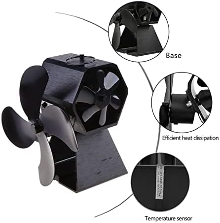 _ 4 - grijač ventilatora za kamin s plamenikom na drva tihi grijač ventilatora učinkovit je alat za grijanje