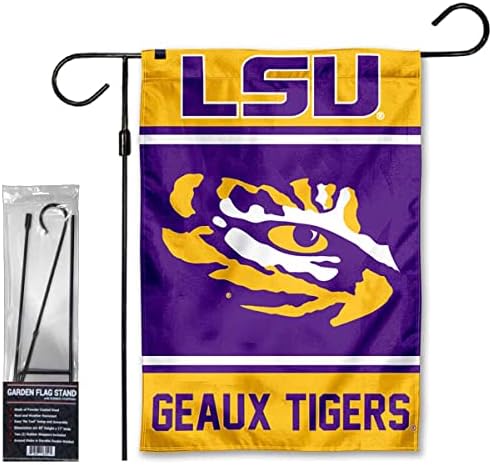 LSU Tigers Garden Flag and Flag Stalder Set za zastavu