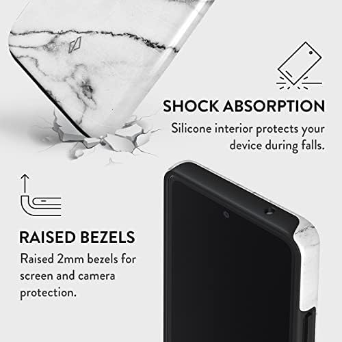 Burga futrola kompatibilna sa Samsung Galaxy A53 -Hibridni dvoslojni tvrda školjka + silikonska zaštitna futrola -Silver Flakes sivi