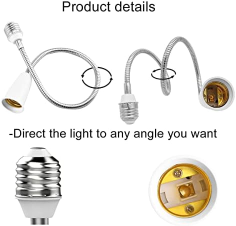 Adapter-produžni kabel za utičnicu 926 / 927, 2-komadna žarulja sa žarnom niti, fleksibilni gusji vrat, produžni kabel za utičnicu