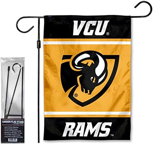 Virginia Commonwealth Rams Garden Flag and Flag Stalder Set za zastavu