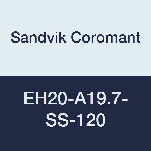Sandvik Coromant EH20-A19.7-SS-120 Čelični cilindrični držač za izmjenjivu glavu, 1 broj flauta, ETOP navojni spoj veličine E20