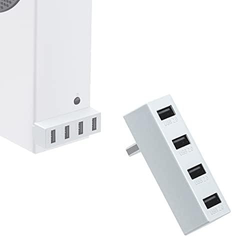 McBazel 4 Ports USB Hub 2.0 za Xbox Series S, prijenosni dodatni dodaci za ekspanziju za razdvajanje USB glavčine, kompatibilni s Xbox