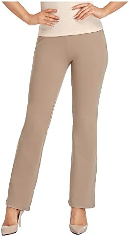 Agenlulu hlače s visokim strukom za žene - 4 puta rastezljivo udobno ne vidi kroz bootcut joga haljine hlače znojne hlače žene casual
