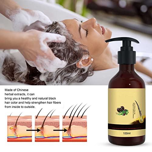 Šampon za ulje i regenerator Veličina putovanja Polygonum Multiflorum šampon Crni i Shiny poboljšava kvalitetu kose pokriva bijela