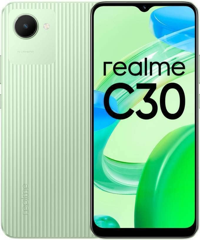 Realme C30 4G LTE GSM 32GB + 2GB 6,5 8MP kamera otključana Latino Europe Dual SIM + BAST CAR CHARGER SKUME