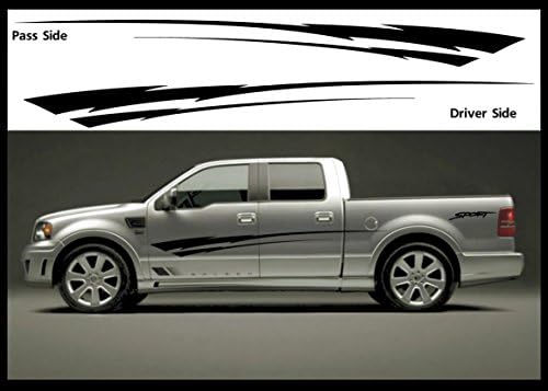 Komplet kamiona s bočnim prugama - Sport naljepnice za automobil / SUV - odgovara svim kamionima Dodge, Ford Chevy itd.