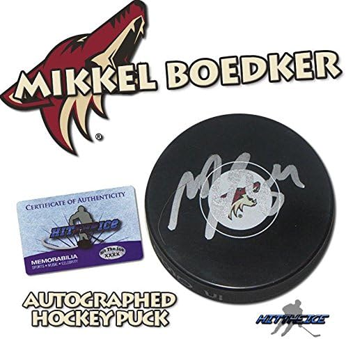 Mikkel BEDKER potpisao je Arizona KOJOTS pak s COA - om - novi NHL pakovi s autogramima