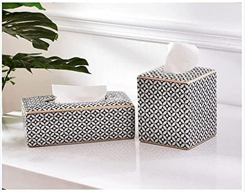Kutija za kućanstvo kutija za tkivo poklopac keramike kutija za tkivo pokrivač jednostavnost lampica luksuzni nosač kutije za ormar