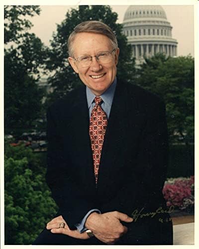 Harry Reid američki senator Kongres u Nevadi voditelj manjine potpisao fotografiju autografa JSA - Fotografije s autogramima
