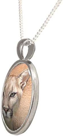 Arthwick Store Wild Cat Cougar Fotografija Privjesak ogrlica