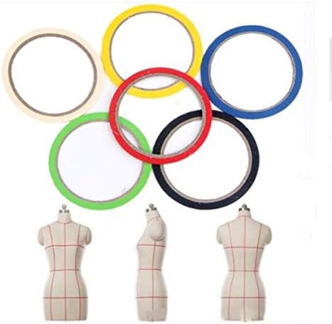 Welliestri 6 kotrljanja u boji 4 mm vinilna traka, traka za maskiranje, dodaci za podešavanje alata za odjeću Čvrsta jednostavna uporaba