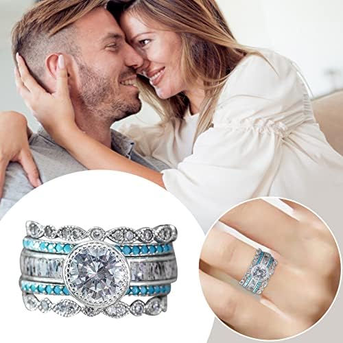 2023. Novi dijamantski prsten Set za ženske modni nakit Popularni pribor za prsten zvona
