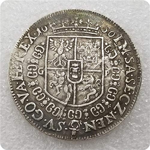 Crafts Poljski novčić 1650 Memorijalni novčić 2053coin Zbirka Komemorativna kovanica