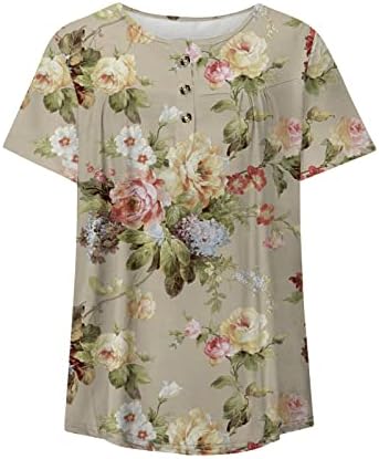 Bluza i majica dugih rukava za dame Jesen ljeto 2023 modna pamučna odjeća s izrezom u obliku slova U i grafičkim uzorkom ležerni široki