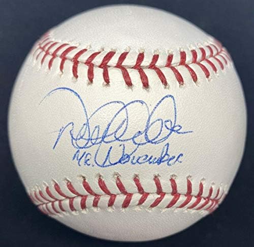 Derek Jeter gospodin studeni potpisao je bejzbol Steiner Sports MLB Hologram Holo - Autografirani bejzbol