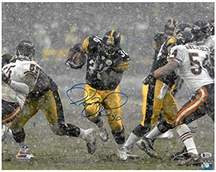 Jerome Bettis Autografirani Pittsburgh Steelers 16x20 Fotografija 1