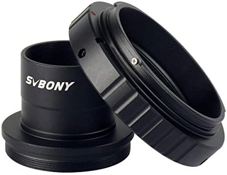 SVBONY T2 T RING ADAPTER I T ADAPTER, 1,25 inča adapter metalnih teleskopa za kameru za kanon EOS Standardne EF leće i teleskopska