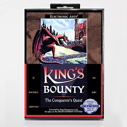Samrad King's Bounty The Conqueror's Quest Game Cartridge 16 -bitni MD Game Card s maloprodajnom kutijom za Sega Mega Drive for Genesis