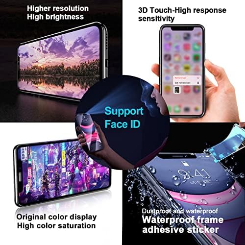 EFAITHFIX za iPhone XR Zamjena ekrana COF 6,1-inčni LCD zaslon sklopa s okvirom 3D zaslon Osjetljiv na dodir digitalizator za A1984